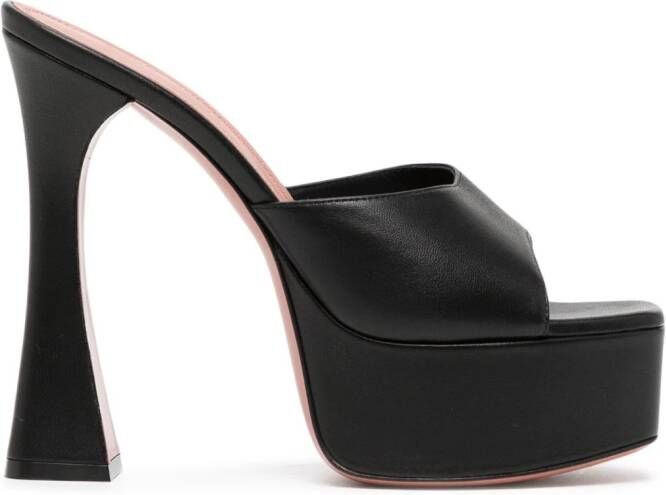 Amina Muaddi 140mm Dalida sandals Black