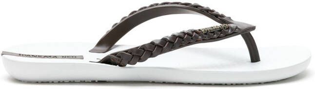 Amir Slama Confortável flip flops White