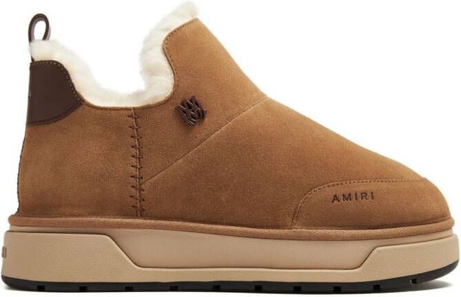 AMIRI Malibu suede boots Brown
