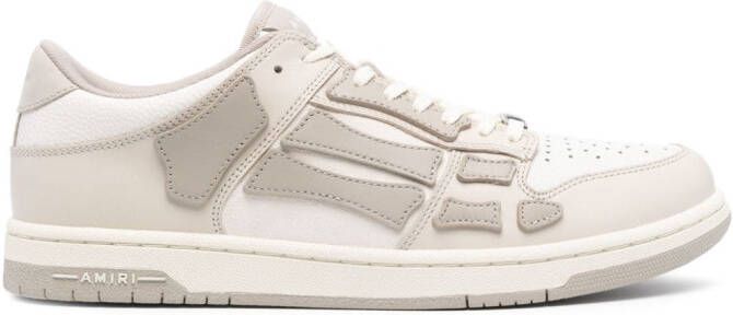 AMIRI Skel leather sneakers White
