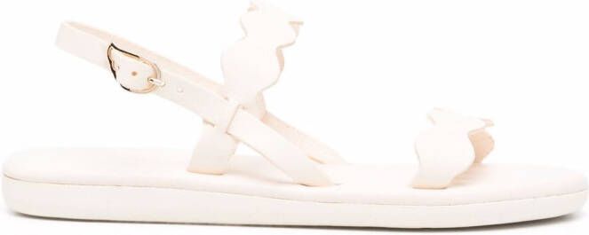 Ancient Greek Sandals Afros scalloped-strap sandals Neutrals