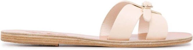 Ancient Greek Sandals Anna slides White