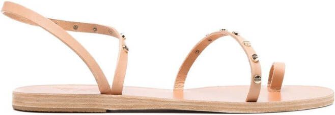 Ancient Greek Sandals Apli Eleftheria studded sandals Neutrals