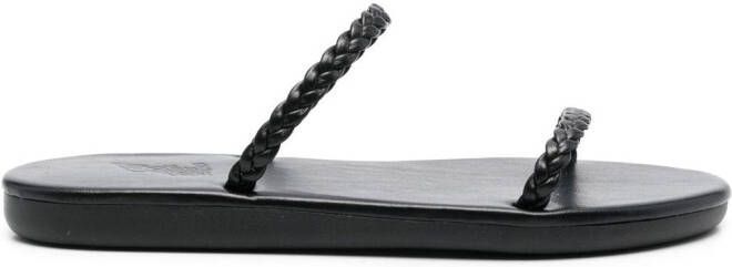 Ancient Greek Sandals Aprilia braided-strap sandals Black