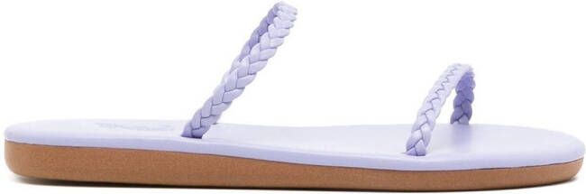 Ancient Greek Sandals Aprilia braided-strap sandals Purple