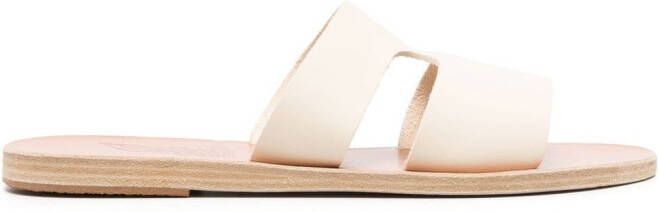 Ancient Greek Sandals Apteros leather sandals Neutrals