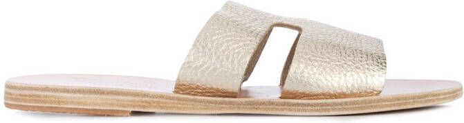 Ancient Greek Sandals Apteros sandals Yellow