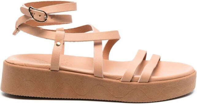 Ancient Greek Sandals Aristea buckle-fastened sandals Neutrals