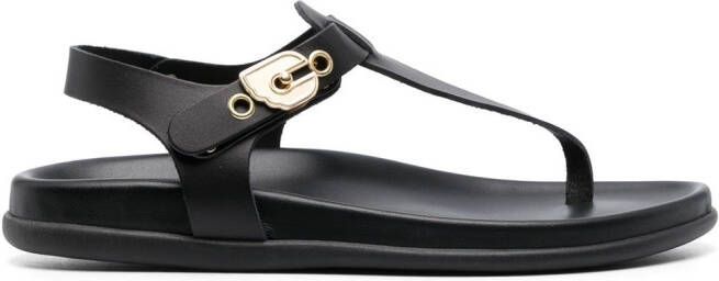 Ancient Greek Sandals buckle-fastening sandals Black