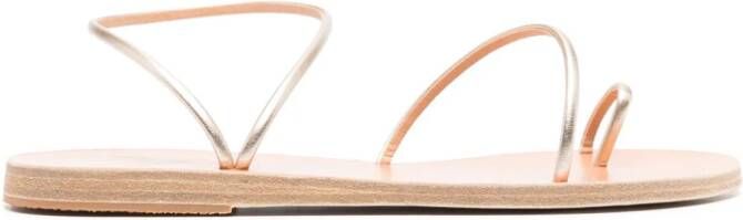 Ancient Greek Sandals Chora metallic-finish sandals Gold