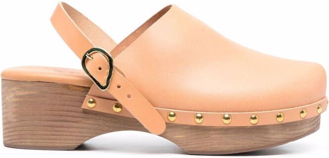 Ancient Greek Sandals Classic Closed 70mm leather clogs Neutrals