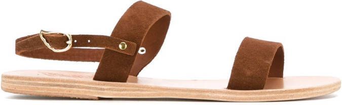 Ancient Greek Sandals Clio flat sandals Brown