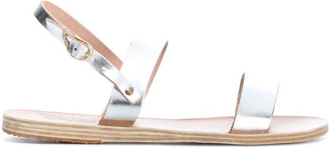 Ancient Greek Sandals Clio flat sandals Metallic