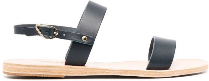 Ancient Greek Sandals Clio leather sandals Blue