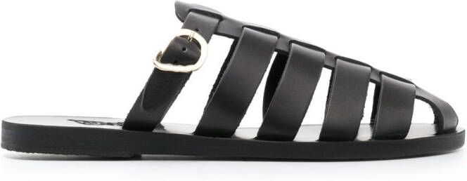 Ancient Greek Sandals Cosmia slip-on sandals Black