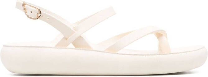 Ancient Greek Sandals crossover-strap leather sandals White