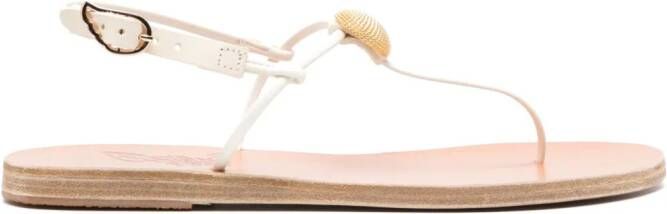 Ancient Greek Sandals Dimitra leather sandals White