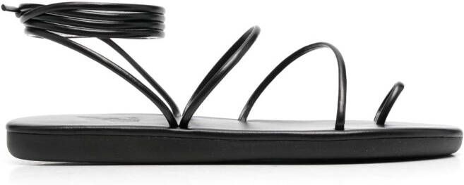 Ancient Greek Sandals Du open-toe leather sandals Black