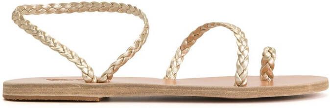 Ancient Greek Sandals Eleftheria flat sandals Brown