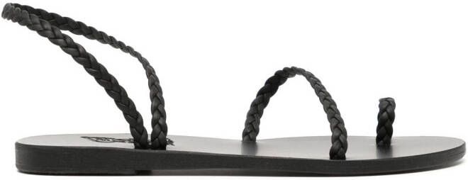 Ancient Greek Sandals Eleftheria open-toe sandals Black