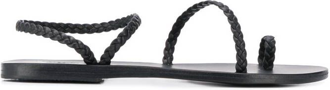 Ancient Greek Sandals Eleftheria strappy sandals Black