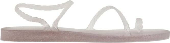 Ancient Greek Sandals embellished flat sandals Neutrals