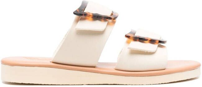 Ancient Greek Sandals Iaso flat sandals Neutrals