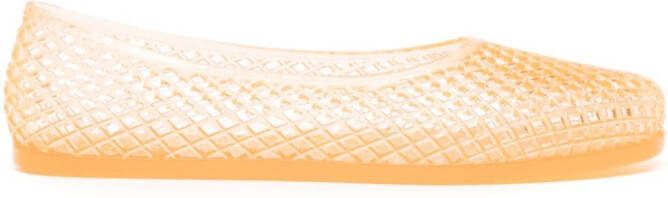 Ancient Greek Sandals Iro jelly ballerina shoes Orange