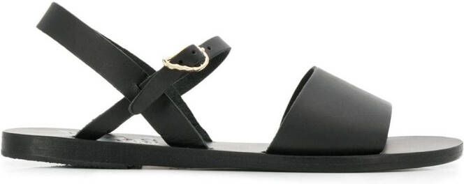 Ancient Greek Sandals Kaliroi sandals Black