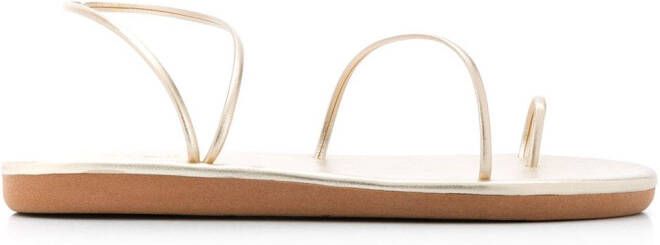 Ancient Greek Sandals Kansiz flat sandals Gold