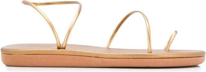 Ancient Greek Sandals Kansiz strappy sandals Gold