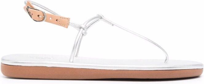 Ancient Greek Sandals Katerina sandals Silver