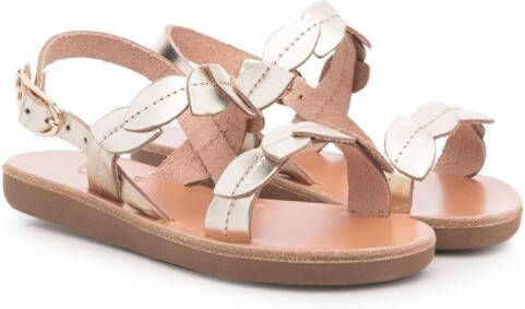 ANCIENT GREEK SANDALS KIDS Fysi open-toe sandals Gold