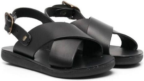 ANCIENT GREEK SANDALS KIDS Maria open-toe sandals Black