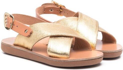 ANCIENT GREEK SANDALS KIDS Maria open-toe sandals Gold