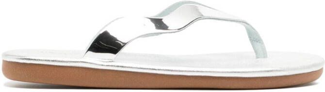 Ancient Greek Sandals Laconia leather sandals Silver