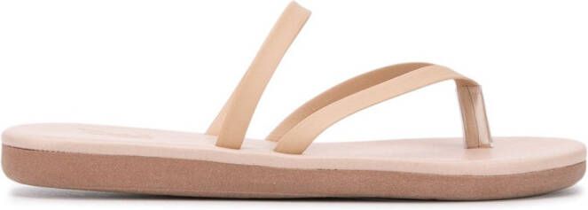 Ancient Greek Sandals leather thong flip flops Neutrals