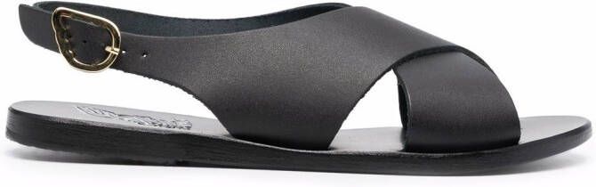Ancient Greek Sandals Maria crossover-strap sandals Black