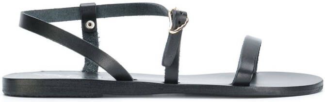 Ancient Greek Sandals Niove flat sandals Black