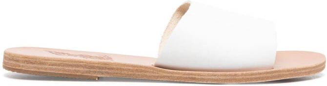 Ancient Greek Sandals open-toe slide sandals White