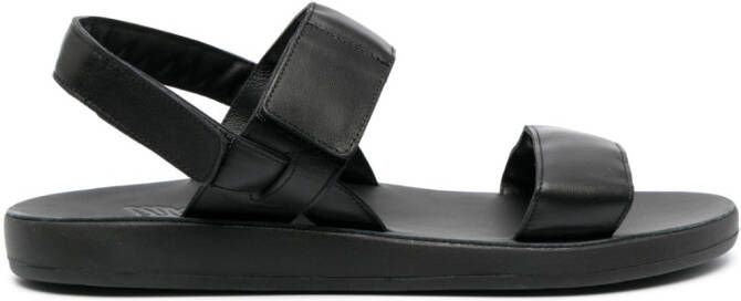 Ancient Greek Sandals Orfeas leather greek sandals Black