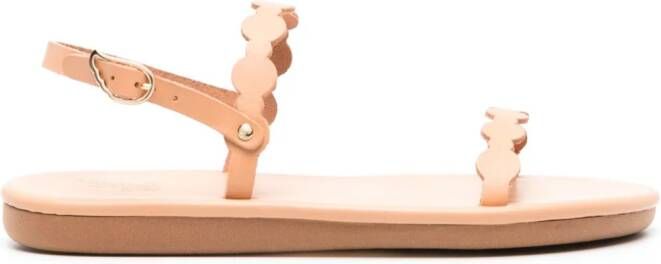 Ancient Greek Sandals Orion flat leather sandals Neutrals