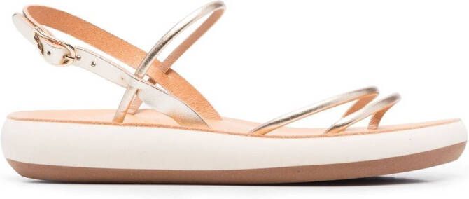 Ancient Greek Sandals Polis metallic-strap sandals Gold