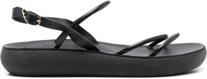 Ancient Greek Sandals Polis slingback sandals Black