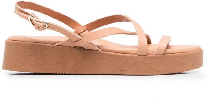 Ancient Greek Sandals Silia cross-strap sandals Neutrals