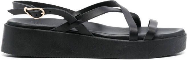 Ancient Greek Sandals Silia slingback sandals Black