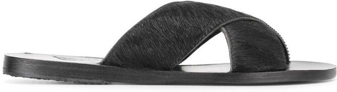 Ancient Greek Sandals Thais sandals Black