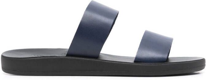 Ancient Greek Sandals Ulysses Comfort leather sandals Blue