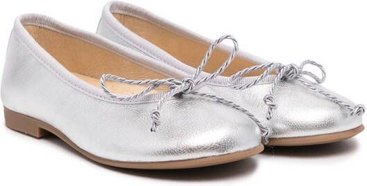 ANDANINES classic ballerina shoes Silver