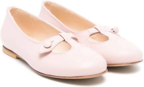 Andrea Montelpare leather ballerina shoes Pink